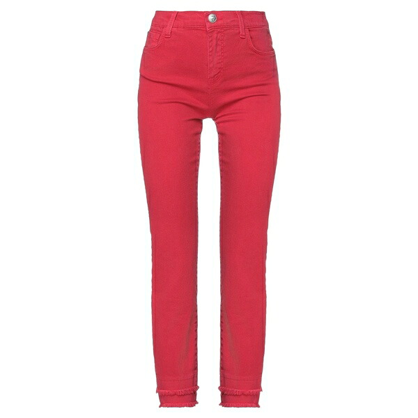 【貨物輸送無料】 ツイン書き割り レディース ジーンズズボン下 ボトムス Jeans Red