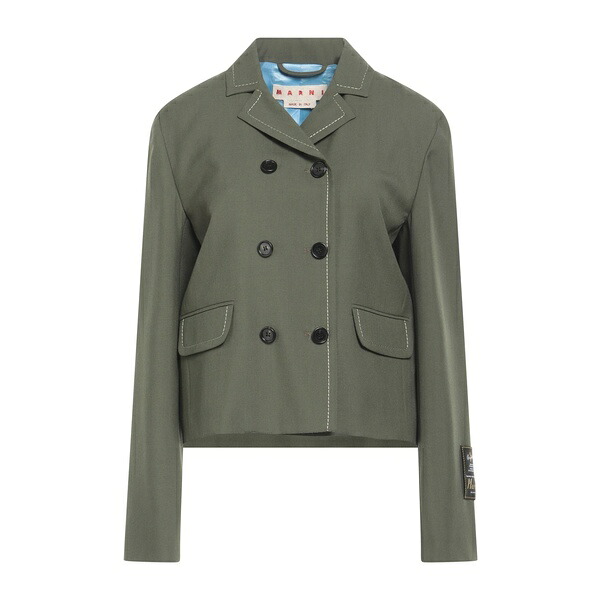 【貨物輸送無料】 マルニ レディース 上衣＆上衣 アウター Blazers Green