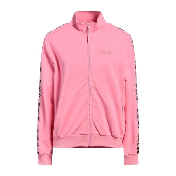 【貨物輸送無料】 モスキーノ レディース パーカー・スウェットシャツ アウター Sweatshirts Pink