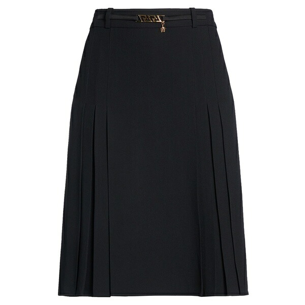 【貨物輸送無料】 ヴェルサーチ レディース スコート ボトムス Midi skirts Black