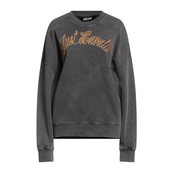 【貨物輸送無料】 ロベルトカヴァリ レディース パーカー・スウェットシャツ アウター Sweatshirts Grey