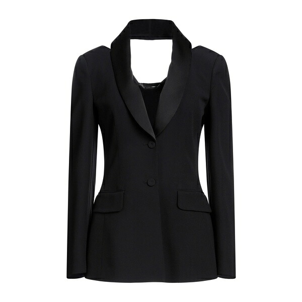 【貨物輸送無料】 アルベルタ フェレッティ レディース 上衣＆上衣 アウター Blazers Black