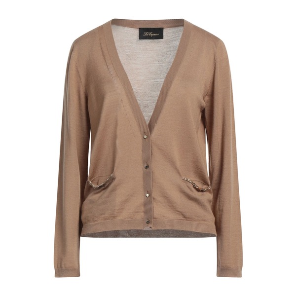 【貨物輸送無料】 レ コパン レディース ジレー アウター Cardigans Beige