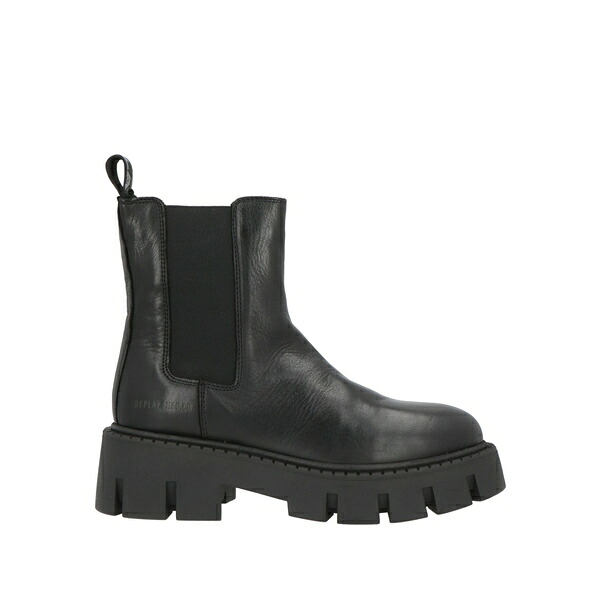 【貨物輸送無料】 リプレー レディース ブーツ シューズ Ankle boots Black