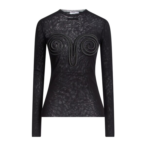 【貨物輸送無料】 ジャン極点 ゴルチエ レディース ティーシャツ トップス Tops Black