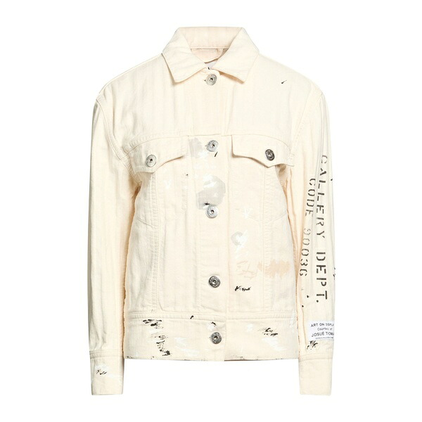 【貨物輸送無料】 ランバン レディース 上衣＆上衣 アウター Denim outerwear White