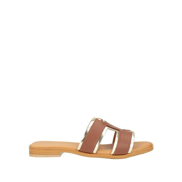 【貨物輸送無料】 ニラアンドニラ レディース サンダル シューズ Sandals Brown