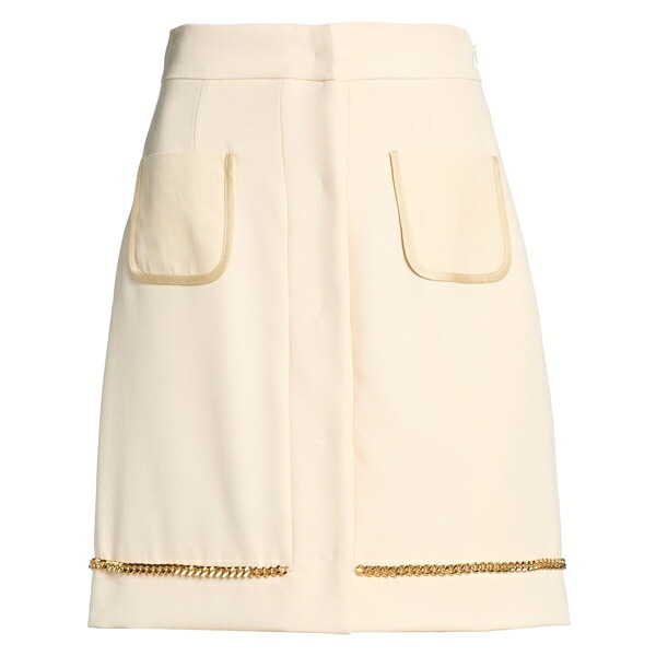【貨物輸送無料】 モスキーノ レディース スコート ボトムス Mini skirts Beige