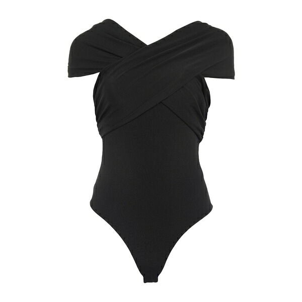 【送料無料】 カイト レディース Tシャツ トップス Bodysuits Black｜asty