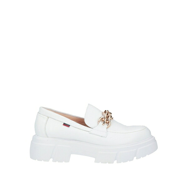 【貨物輸送無料】 ハラ火器 レディース スリッポン・ローファー シューズ Loafers White
