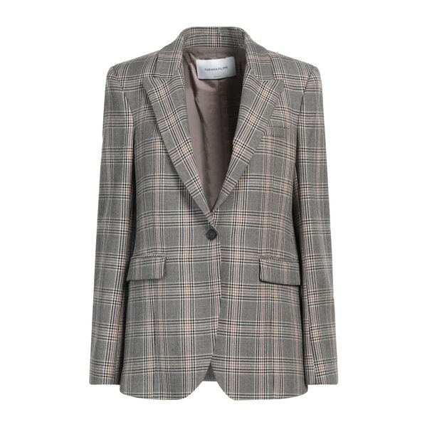 【貨物輸送無料】 ファビアナ フィリッピ レディース 上衣＆上衣 アウター Blazers Grey