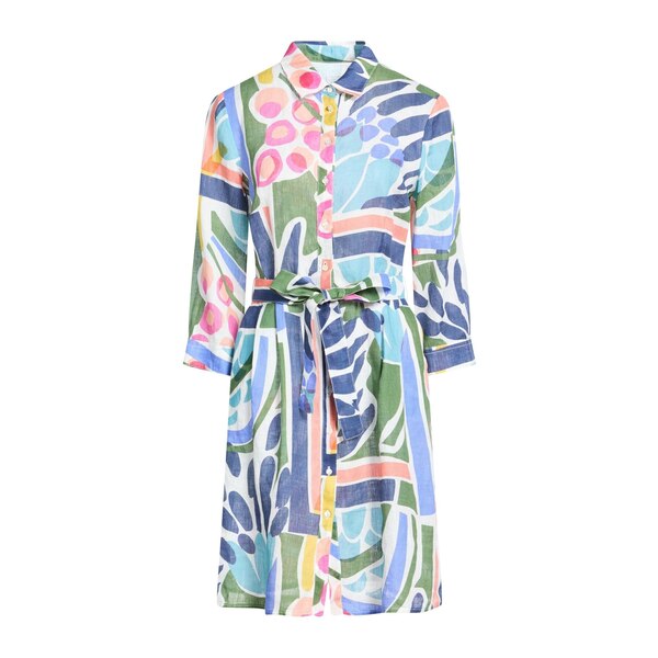 【送料無料】 １２０％リノ レディース ワンピース トップス Midi dresses Blue｜asty