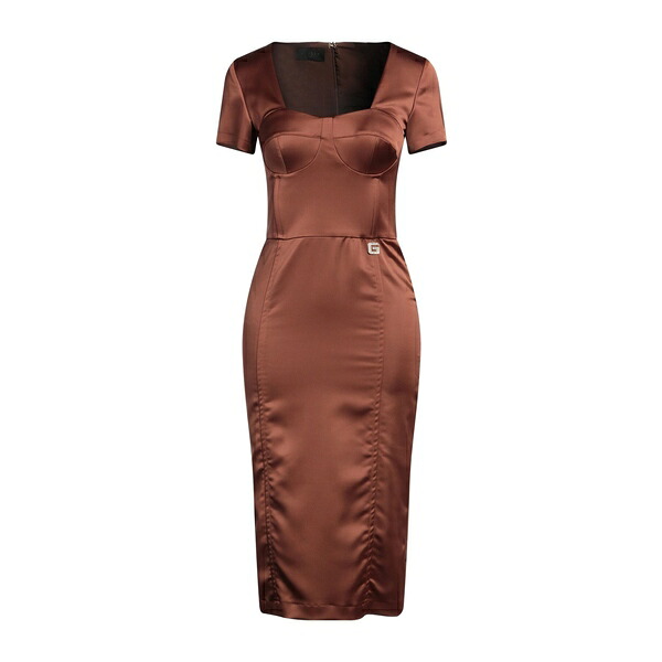 【送料無料】 ガレパリ レディース ワンピース トップス Midi dresses Brown|asty