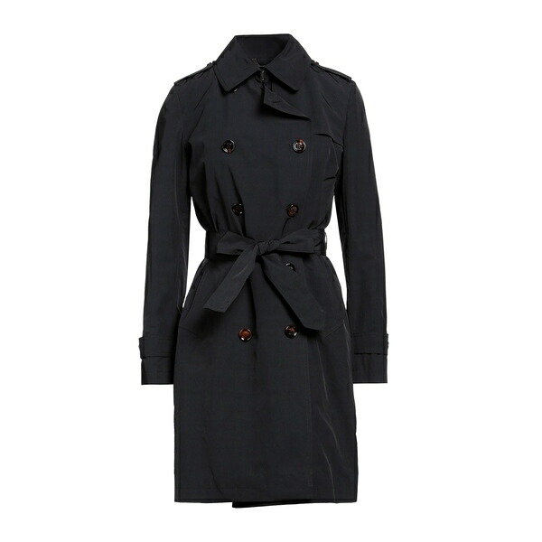 【貨物輸送無料】 ムーレー レディース 上衣＆上衣 アウター Overcoats \u0026 Trench Coats Black