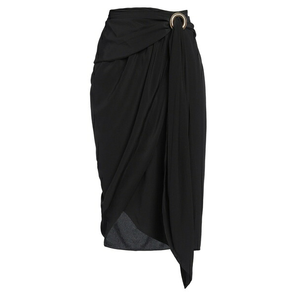 【貨物輸送無料】 ランバン レディース スコート ボトムス Midi skirts Black