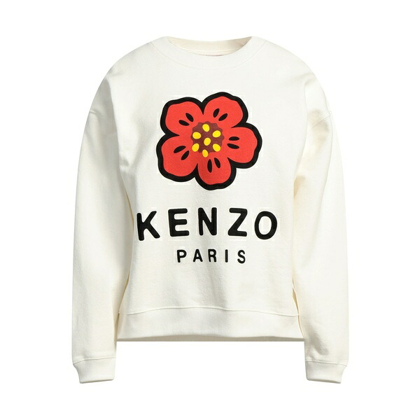 【貨物輸送無料】 ケンゾー レディース パーカー・スウェットシャツ アウター Sweatshirts White