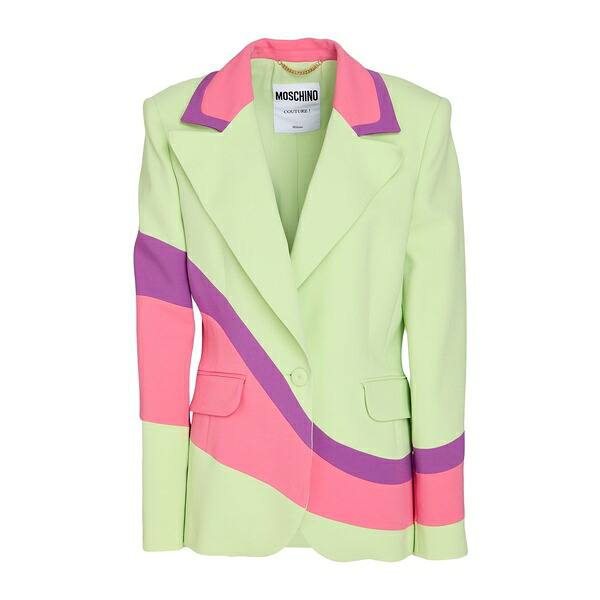 【貨物輸送無料】 モスキーノ レディース 上衣＆上衣 アウター Blazers Green