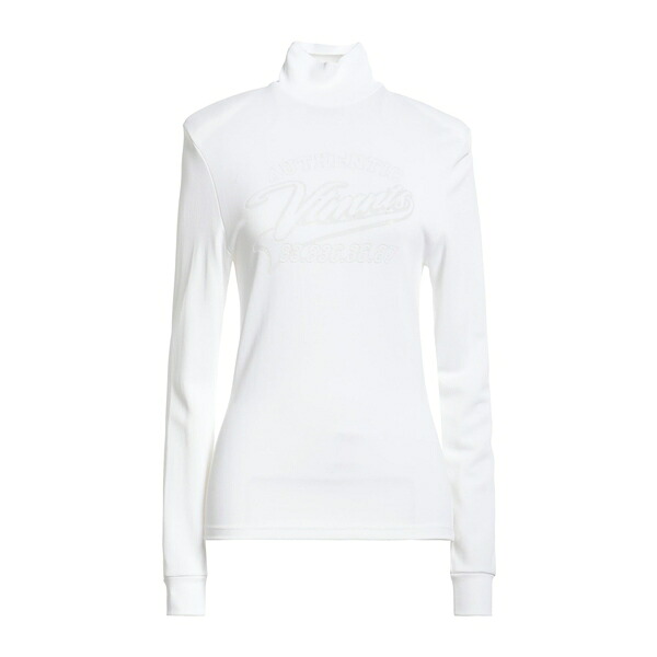 【貨物輸送無料】 ヴェトモン レディース ティーシャツ トップス T-shirts White