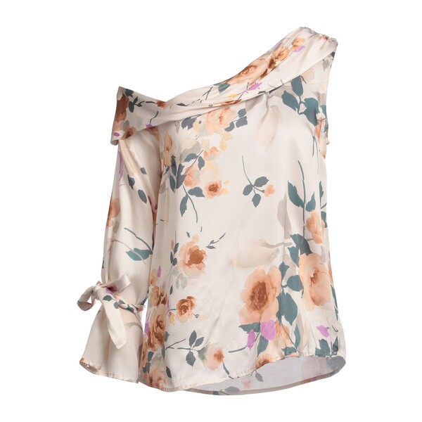 【送料無料】 カオス レディース Tシャツ トップス Tops Beige|asty