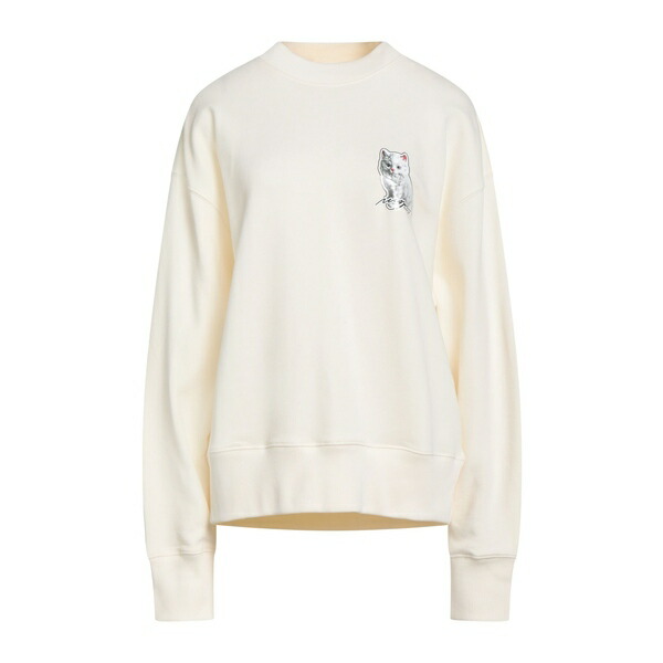 【貨物輸送無料】 エムエスジイエム レディース パーカー・スウェットシャツ アウター Sweatshirts White