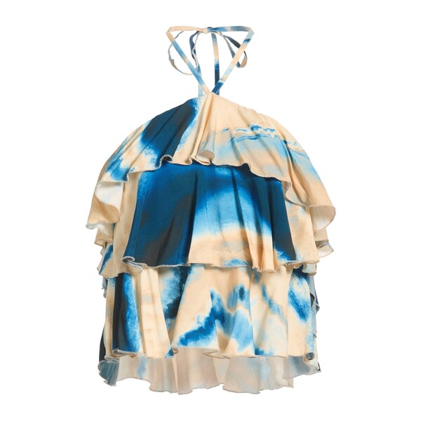 【送料無料】 ハブワン レディース Tシャツ トップス Tops Beige|asty