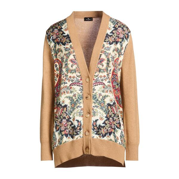 【貨物輸送無料】 エトロ レディース ジレー アウター Cardigans Beige