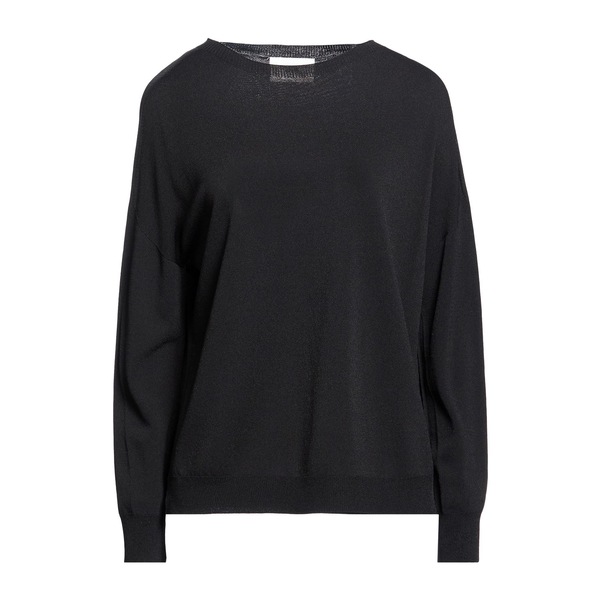 【貨物輸送無料】 ソロトレ レディース 編み物\u0026ティーシャツ アウター Sweaters Black