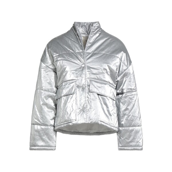 【貨物輸送無料】 スオリ レディース 上衣＆上衣 アウター Puffers Silver