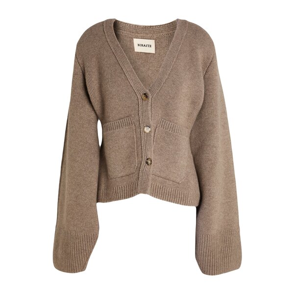 【貨物輸送無料】 紙凧 レディース ジレー アウター Cardigans Brown