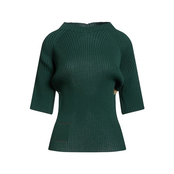 【貨物輸送無料】 ユマ・一 レディース 編み物\u0026ティーシャツ アウター Sweaters Green