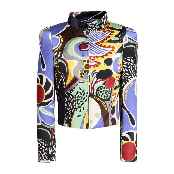 【送料無料】 モスキーノ レディース ジャケット＆ブルゾン アウター Jackets Purple｜asty