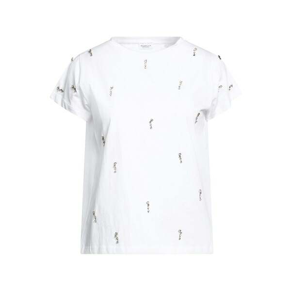 【貨物輸送無料】 マレーラ レディース ティーシャツ トップス T-shirts White