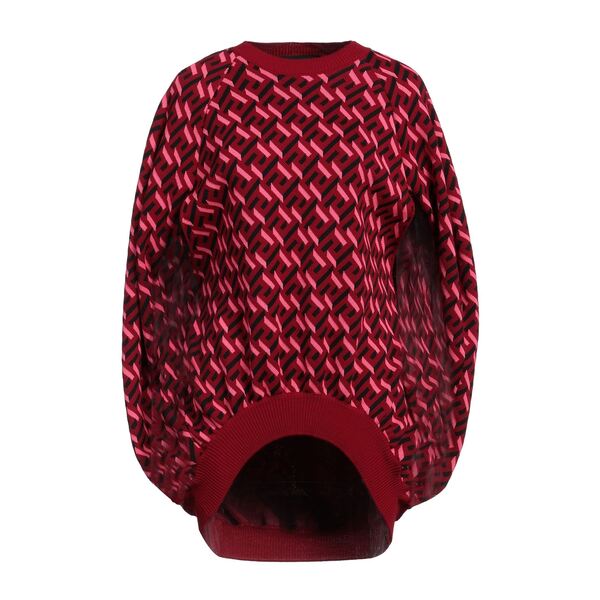 【貨物輸送無料】 ヴェルサーチ レディース 編み物\u0026ティーシャツ アウター Sweaters Red