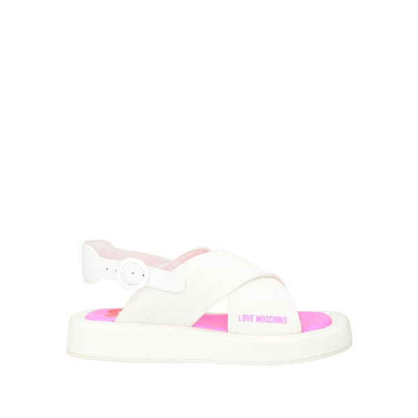 【送料無料】 モスキーノ レディース サンダル シューズ Sandals White｜asty