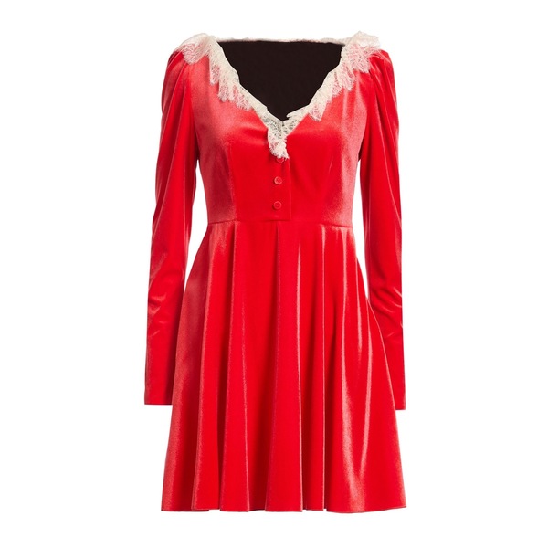 【送料無料】 フィロソフィーデロレンゾセラフィーニ レディース ワンピース トップス Mini dresses Red|asty