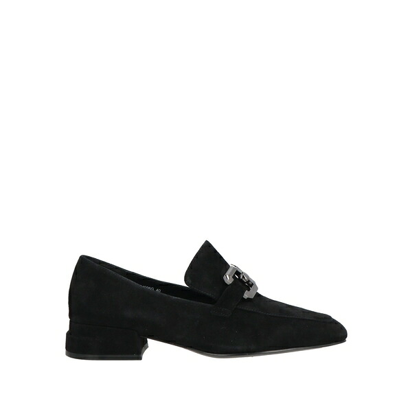 【貨物輸送無料】 ジャ航空マイル レディース スリッポン・ローファー シューズ Loafers Black
