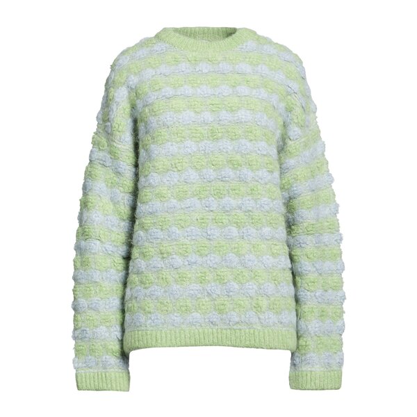 【貨物輸送無料】 ボン犀 レディース 編み物\u0026プルオーバー アウター Sweaters Green