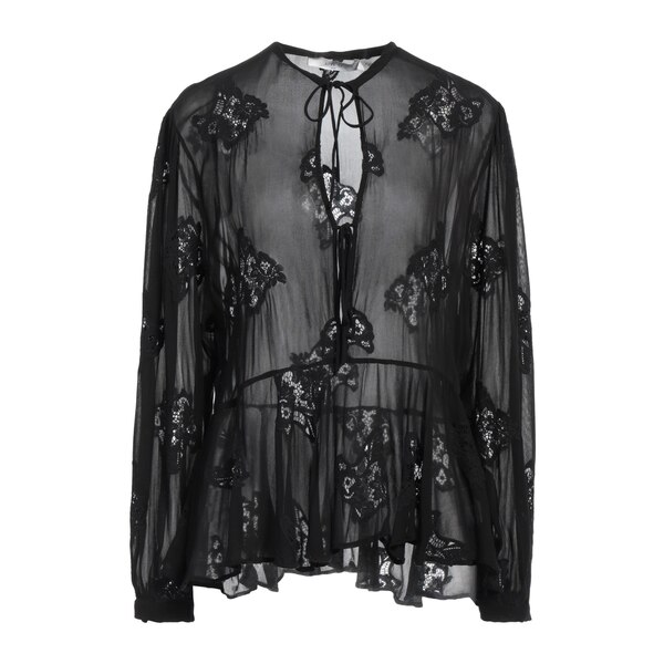 【送料無料】 イロ レディース Tシャツ トップス Tops Black｜asty