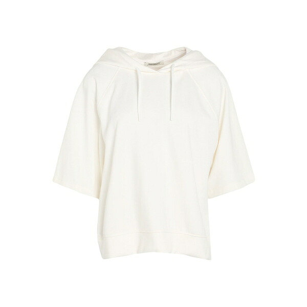【貨物輸送無料】 ヒノミネイト レディース パーカー・スウェットシャツ アウター Sweatshirts White