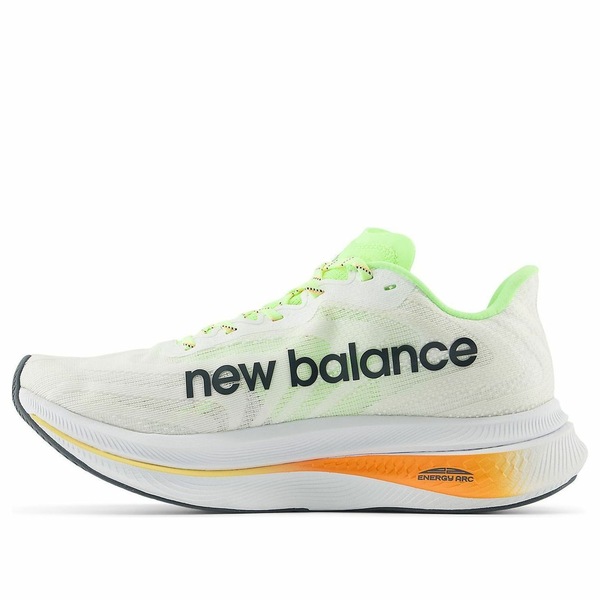 New Balance ニュー平衡にする メンズ スニーカー  【New Balance FuelCell SuperComp Trainer v2 \u0027White Lime Hot Mango\u0027 MRCXCA3】  大きさ US_9(27.0糎)