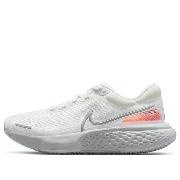 Nike ナイキ メンズ スニーカー 【Nike ZoomX Invincible Run Flyknit 'White Metallic Silver' CT2228-102】 サイズ US_6(24.0cm)|asty