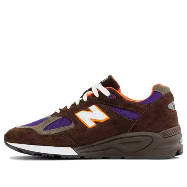New Balance ニュー平衡にする メンズ スニーカー  【New Balance 990v2 Made インチ USA \u0027Brown Purple\u0027 M990BR2】  大きさ US_M_14