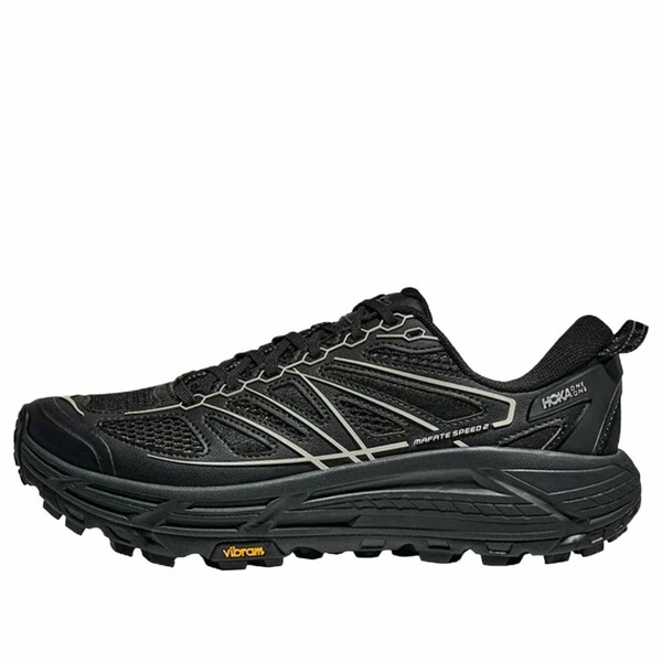 HOKA ONE ONE ホカオネオネ メンズ スニーカー  【HOKA ONE ONE Mafate Speed 2 TS \u0027Black Carbon Black\u0027 1171891-BBNB】  大きさ US_12(30.0糎)
