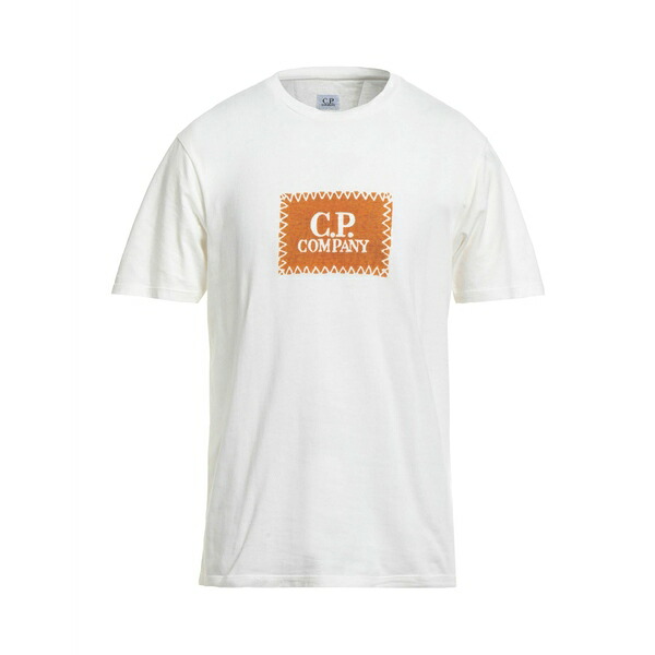 【送料無料】 シーピーカンパニー メンズ Tシャツ トップス T-shirts White