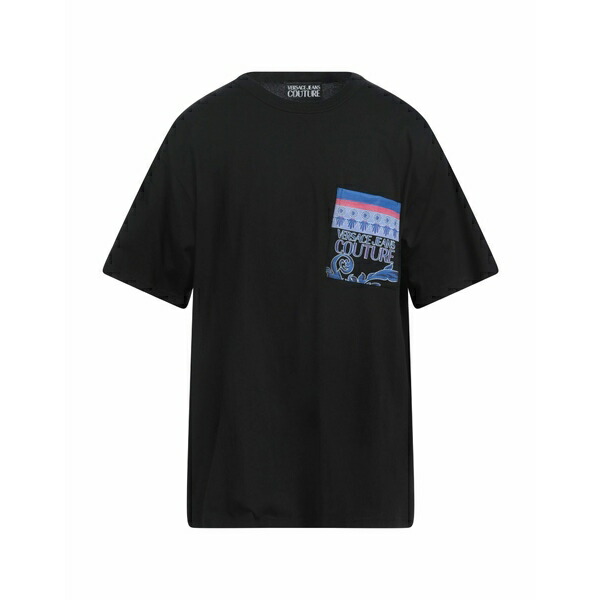 【送料無料】 ベルサーチ メンズ Tシャツ トップス T-shirts Black