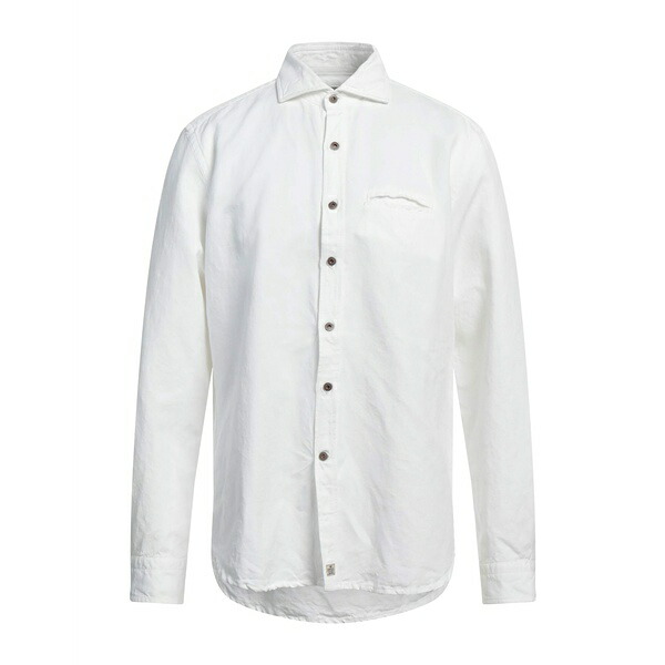 【送料無料】 サンリサ メンズ シャツ トップス Shirts White