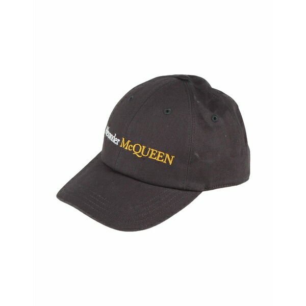【送料無料】 マックイーン メンズ 帽子 アクセサリー Hats Black
