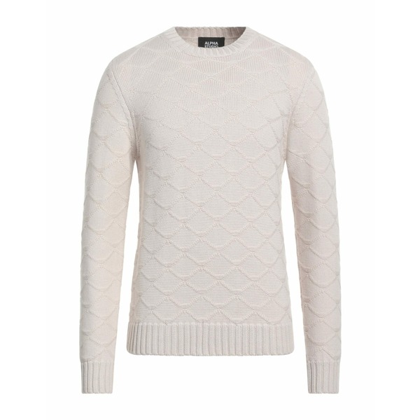 【貨物輸送無料】 アルファス テューディオ メンズ 編み物\u0026プルオーバー アウター Sweaters Beige