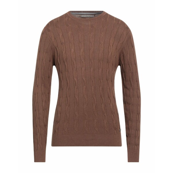 【送料無料】 プリモエンポリオ メンズ ニット&セーター アウター Sweaters Brown