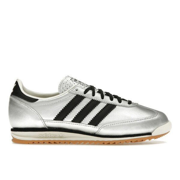 adidas アディダス レディース スニーカー 【adidas SL 72 OG Silver Metallic Black Gum (Women's)】 サイズ US_9.5(26.5cm) Silver Metallic/Core Black/Off White